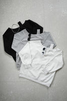 ワンショル裏毛トップス　WHITE