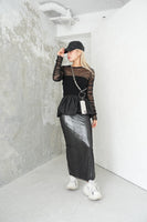 【再入荷】ドッキングバルーンビスチェトップス　BLACK