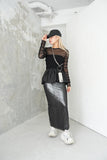 【再入荷】ドッキングバルーンビスチェトップス　BLACK