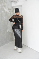 【再入荷】ドッキングバルーンビスチェトップス　BLACK