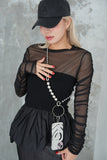 【再入荷】ドッキングバルーンビスチェトップス　BLACK