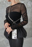 【再入荷】ドッキングバルーンビスチェトップス　BLACK