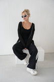 メッシュフーディー　BLACK