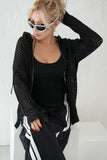 メッシュフーディー　BLACK