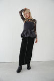【再入荷】ドッキングバルーンビスチェトップス　charcoal