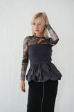 【再入荷】ドッキングバルーンビスチェトップス　charcoal
