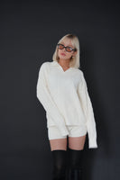 ケーブルKNIT SETUP WHITE