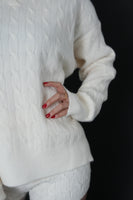 ケーブルKNIT SETUP WHITE