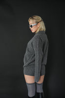 ケーブルKNIT SETUP GRAY