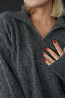 ケーブルKNIT SETUP GRAY