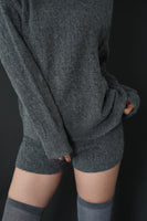 ケーブルKNIT SETUP GRAY