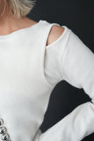 リサイクルオープンショルダーTOPS　IVORY