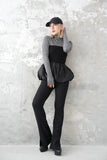 【再入荷】ドッキングバルーンビスチェトップス　BLACK