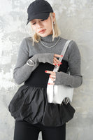 【再入荷】ドッキングバルーンビスチェトップス　BLACK