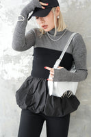 【再入荷】ドッキングバルーンビスチェトップス　BLACK