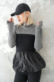 【再入荷】ドッキングバルーンビスチェトップス　BLACK