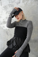 【再入荷】ドッキングバルーンビスチェトップス　BLACK