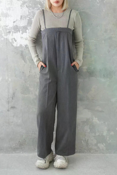 TRツイルベアサロペット Chacoalgray