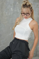 切り替えノースリTOPS　WHITE