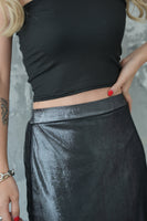 ショート丈タンクトップ　BLACK