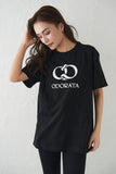 ODORATA ロゴTシャツ　BLACK