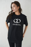 ODORATA ロゴTシャツ　BLACK