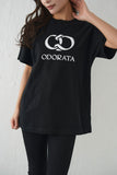 ODORATA ロゴTシャツ　BLACK