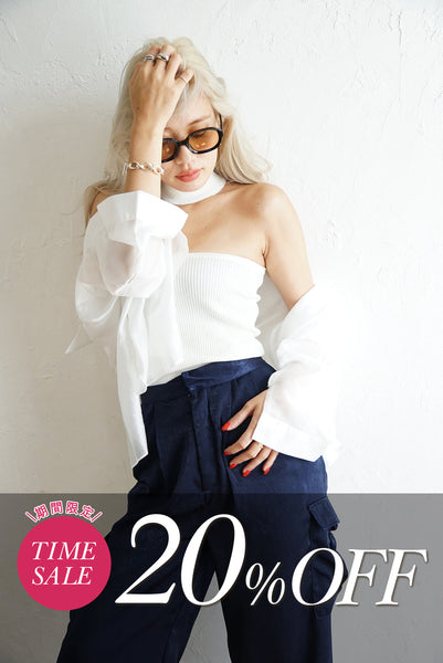 シアーオーバーシャツ White