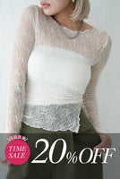 レースシアーTOPS　WHITE