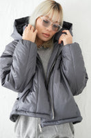 ファイバーダウンショートジャケット Chacoalgray