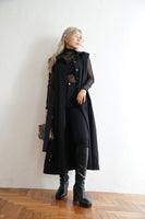 3wayジレ･トレンチコート Black