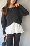 【2点SET】ニット＋キャミアンサンブル　BLACK