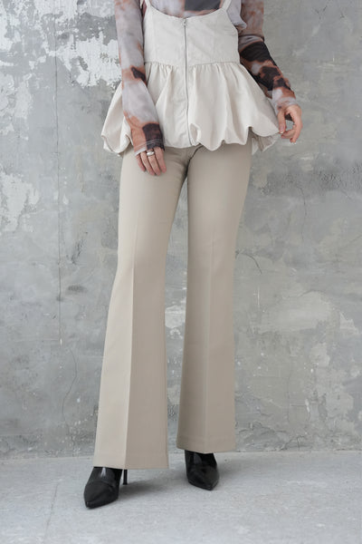 ヒップアップ フレアパンツ Beige