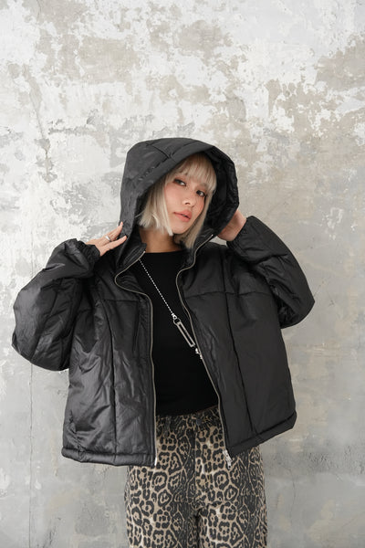 ファイバーダウンショートジャケット Black