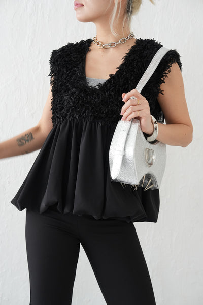バルーンビスチェTOPS 　BLACK