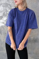 ピグメント Tシャツ　BLUE