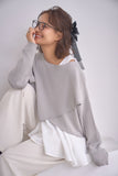 【2点SET】ニット＋キャミアンサンブル　GRAY