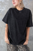 ピグメント Tシャツ　BLACK
