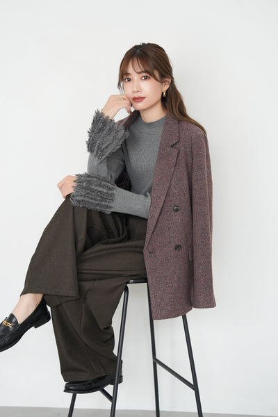 ツイードテーラージャケット　ORANGE