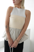 【再入荷！】ドッキングバルーンビスチェトップス　IVORY