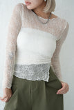レースシアーTOPS　WHITE