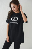 ODORATA ロゴTシャツ　BLACK