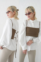 コンパクトビスチェTOPS　KHAKI