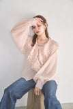 ラッセルカラーセミシアーブラウス　PINK
