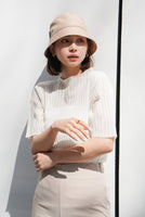 シアーニットリブトップス White