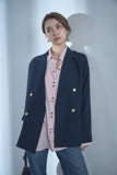 ツイルテーラードジャケット　NAVY