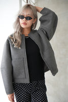 ボンディングブルゾン Gray