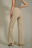 ヒップアップ フレアパンツ Beige