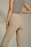 ヒップアップ フレアパンツ Beige