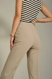 ヒップアップ フレアパンツ Beige